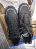 回力馬丁靴男鞋秋冬季新款休閑厚底高幫工裝鞋 黑灰 42 曬單實(shí)拍圖