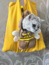 貓包貓貓背包單肩斜挎寵物外出便攜背包出門(mén)袋胸前兜遛貓袋橫跨式 M(建議1-6斤狗 0-8斤貓) 小蜜蜂 曬單實(shí)拍圖