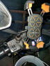 齊選電動(dòng)車(chē)手機導航支架摩托車(chē)外賣(mài)騎手防震架鋁合金自行車(chē)支架多功能 【鏡座款-橙】旗艦版 曬單實(shí)拍圖