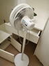 美的（Midea）電風(fēng)扇落地扇臺扇家用大風(fēng)量電扇宿舍輕音低噪臺式桌面兩用節能 【升級七葉強風(fēng)  臺地兩用】象牙白 曬單實(shí)拍圖