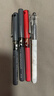 百樂(lè )（PILOT）BX-V5黑色中性筆0.5直液式走珠筆簽字筆小v5學(xué)生考試刷題水筆高顏值文具套裝2黑1紅 3支 曬單實(shí)拍圖