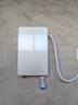 萬(wàn)和（Vanward）即熱式電熱水器淋浴家用速熱防漏電免儲水洗澡器小型集成洗澡機變頻恒溫衛浴加熱器 7000W 【皓月銀】水電分離 曬單實(shí)拍圖