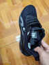 回力（Warrior）男鞋2025新款冬季透氣氣墊減震跑步鞋青少年運動(dòng)休閑老爹潮鞋 黑白灰 42 曬單實(shí)拍圖