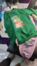 真維斯（Jeanswest）童裝兒童演出服圣誕節表演服裝男童女童紅色元旦運動(dòng)會(huì )套裝 【圣誕加絨衛衣】綠麋鹿和雪人_5 130 130cm 【推薦40-52斤】 曬單實(shí)拍圖