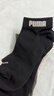 彪馬（PUMA）男襪子男士女士款短筒運動(dòng)休閑款棉襪透氣情侶短襪吸汗夏季女襪 黑+深灰+淺灰 3雙 均碼 EU39-42(適合腳碼40-44) 曬單實(shí)拍圖