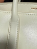 CHARLES&KEITH時(shí)尚亮面手提單肩托特包女生日禮物新年禮物送女友CK2-30271421 Cream奶白色（新色） S 曬單實(shí)拍圖