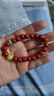 保真正品云南保山南紅瑪瑙手串女款滿(mǎn)色柿子紅老型珠手鏈單圈禮物 收藏級南紅老型蜜蠟款10mm 曬單實(shí)拍圖