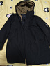 初唐中長(cháng)款棉服男連帽加厚防風(fēng)保暖棉衣秋冬加厚棉大衣外套 黑色 XL 曬單實(shí)拍圖