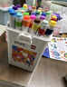 得力（deli）48色圓桿丙烯馬克筆兒童學(xué)生桶裝水彩筆生日禮物防水手繪咕卡熒光記號筆元旦元旦涂鴉HM353美育 曬單實(shí)拍圖
