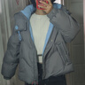 鴨鴨（YAYA）鞠婧祎同款羽絨服女短款2025秋冬新款韓版時(shí)尚加厚保暖顯瘦外套XH 灰色 M （160） 曬單實(shí)拍圖