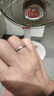 ALLOVE純銀情侶戒指男女款一對求婚對戒新年情人節禮物送女友老婆生日 曬單實(shí)拍圖