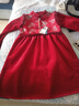 迪弟.尼  HEYDIDY女童加絨拜年服裙子2025秋冬季新款加厚寶寶喜慶兒童中國風(fēng)連衣裙 紅色國風(fēng)連衣裙 (不帶包包) 130 cm 曬單實(shí)拍圖