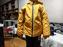 WALNUT DUCK【加絨加厚】小黃鴨兒童棉服冬季中小童加絨可愛(ài)男女童連帽棉衣 橘色 150 曬單實(shí)拍圖