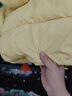 嘟嘟家兒童棉服卡通紅色新年冬裝寶寶棉襖冬款男童連帽外套女童衣服童裝 黃色 90 曬單實(shí)拍圖