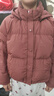 啄木鳥(niǎo)紅色短款連帽羽絨服外套女小個(gè)子2025冬季新款歐貨加厚保暖面包服 酒紅色羽絨服 L 建議100-115斤 曬單實(shí)拍圖