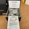西鐵城（CITIZEN）【網(wǎng)紅小藍針】光動(dòng)能皮帶時(shí)尚休閑防水商務(wù)男表 AO9000-06B 曬單實(shí)拍圖