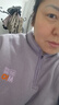 貓人（MiiOW）女士睡衣女秋冬搖粒絨厚款加絨柔軟舒適立領(lǐng)保暖衛衣家居服套裝 藕灰紫 2XL 【推薦140-160斤】 曬單實(shí)拍圖