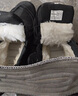3515強人3515男棉鞋冬季保暖防寒靴東北加厚雪地靴高筒羊毛鞋男士棉靴 黑色羊毛款 (265mm) 43 曬單實(shí)拍圖