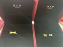 周大福 愛(ài)心蝴蝶結活口黃金戒指(工費160)約3.35g EOF100新年禮物 曬單實(shí)拍圖