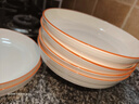 賀川屋陶瓷盤(pán)家用盤(pán)子8英寸釉下彩深盤(pán)菜盤(pán)陶瓷湯盤(pán)6只裝時(shí)尚生活 曬單實(shí)拍圖