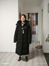坦博爾羽絨服女士長(cháng)款可脫卸帽冬季運動(dòng)保暖外套5550888D 黑色170 曬單實(shí)拍圖