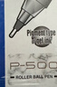 百樂(lè )（PILOT）P500考試筆-金標系列黑色中性筆簽字筆水筆0.5直液式走珠筆文具套裝刷題筆高顏值 云石黑12支裝 曬單實(shí)拍圖