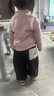 G.duck小黃鴨童裝女童加絨褲子秋冬季男寶寶一體絨燈籠褲兒童保暖運動(dòng)褲 繡花圓點(diǎn)加絨褲咖色 90 建議9個(gè)月-1歲20-25斤 曬單實(shí)拍圖