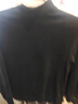馬登工裝熱感絨男士長(cháng)袖T恤半高領(lǐng)休閑打底衫秋冬抗靜電保暖內衣男款 黑色 【T恤男/打底衣/衛衣男加絨加厚/秋衣男上衣】 M 曬單實(shí)拍圖