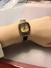 AOERBO手表女輕奢小眾高級感學(xué)生手表初高中生小方糖女生2025新款小表盤(pán) 咖色 曬單實(shí)拍圖