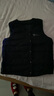 雅鹿羽絨馬甲男秋冬爸爸V領(lǐng)內穿馬夾坎肩男士中老年老人90鴨絨背心 0670黑色 L （推薦115-125斤） 曬單實(shí)拍圖