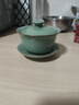 龍泉青瓷三才蓋碗哥窯功夫茶具喝茶杯泡茶碗家用喝茶器敬茶杯耐高溫分茶器 曬單實(shí)拍圖