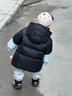 童泰（TONGTAI）寶寶羽絨服冬季衣服兒童中長(cháng)款連帽三防外套鴨絨上衣黑色90cm 曬單實(shí)拍圖