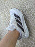 adidas DURAMO RC訓練備賽輕盈體測跑鞋男女阿迪達斯官方 白色/黑色   45 曬單實(shí)拍圖