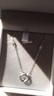 CATIFF足銀999項鏈跳動(dòng)的心鎖骨鏈925純銀2025送閨蜜女朋友生日圣誕禮物 S925材質(zhì)「三秒心動(dòng)項鏈」 曬單實(shí)拍圖