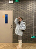 南木熊棉服女設計感工裝毛領(lǐng)派克服小眾2025冬季新款中長(cháng)款羽絨加厚外套 藍色M碼【85-115斤】 曬單實(shí)拍圖