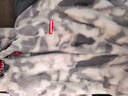 SPRAYGROUND明星同款毛毛棉服男外套2025秋冬鯊魚(yú)嘴男女情侶毛絨棉衣 淺灰色 XL 曬單實(shí)拍圖