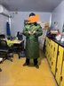 軍大衣冬季加絨加厚東北零下40度冷庫防寒服棉襖大衣男款女款 【超長(cháng)款超長(cháng)款黑色內膽可拆+帽子+反光條 加厚 XL 小碼 可穿【90-130斤】 曬單實(shí)拍圖