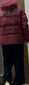 斐樂(lè )FILA情侶連帽羽絨服女冬連帽RGB多彩羽絨防風(fēng)防潑水外套男 深褐酒紅-WI L 175/96A/L 曬單實(shí)拍圖