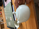 金鑲玉陶瓷茶壺  家用個(gè)人喝泡茶西施壺影青釉壺嘴過(guò)濾功夫茶具 清心 曬單實(shí)拍圖