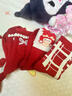 棉奇熊兒童新年紅襪子男童冬季純棉中筒襪中大童男孩本命年紅色長(cháng)筒棉襪 XNY22【10級抗菌活性印染水洗不易掉色】5雙 12-18歲 -腳長(cháng)23-27CM 鞋碼37-41 曬單實(shí)拍圖