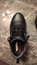 斯凱奇（Skechers）男士運動(dòng)皮鞋軟底足弓支撐運動(dòng)鞋系帶紳士商務(wù)鞋 BLK黑色 40 曬單實(shí)拍圖