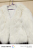 深貝（shenbei）海寧正宗狐貍毛皮草外套女冬年輕短款皮毛一體潮流大衣 B651 奶茶色 S 95斤內 曬單實(shí)拍圖