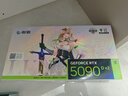 影馳 GeForce RTX 5090 D v2 星曜 LUNA OC 24G GDDR7 DLSS 4 電競游戲設計剪輯AI電腦顯卡 曬單實(shí)拍圖