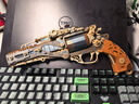 俏皮谷奇幻蒸汽左輪槍拼裝積木模型玩具星空黑男孩生日新年禮物送男友 曬單實(shí)拍圖