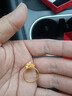 中國黃金（CHINA GOLD）黃金牡丹花戒指女款足金花朵指環(huán)首飾新年節生日禮物送老婆媽媽 牡丹花戒指 約0.6g 圈號14 曬單實(shí)拍圖