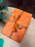 DOROCH 禮品包裝紙含絲帶橙色包裝紙新年禮物年會(huì )獎品手工DIY生日禮物 曬單實(shí)拍圖