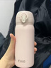 希樂(lè )（cille）保溫杯500ml學(xué)生水杯316不銹鋼簡(jiǎn)約便攜杯子女高顏值mini杯 粉色350ML 曬單實(shí)拍圖