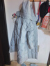 波司登（BOSIDENG）25新款鵝絨羽絨服商場(chǎng)熱賣(mài)同款女中厚過(guò)膝長(cháng)款修身連帽外套 月光石藍5A43 S 160/84A 體重約100-110斤 曬單實(shí)拍圖