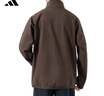阿迪達斯（adidas）男裝潮流訓練跑步立領(lǐng)休閑運動(dòng)外套KG8972 深棕 XL 曬單實(shí)拍圖
