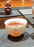 峰棱 德化白瓷功夫茶杯 描金陶瓷品茗杯辦公室潮汕家用喝茶小杯子刻字 團圓杯6個(gè)【禪茶一味6款】 曬單實(shí)拍圖